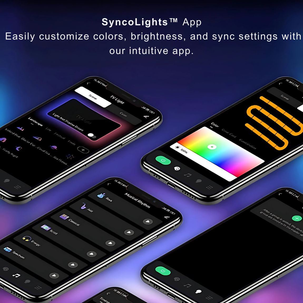 SyncoLights™ – Smart Sync LED Lighting